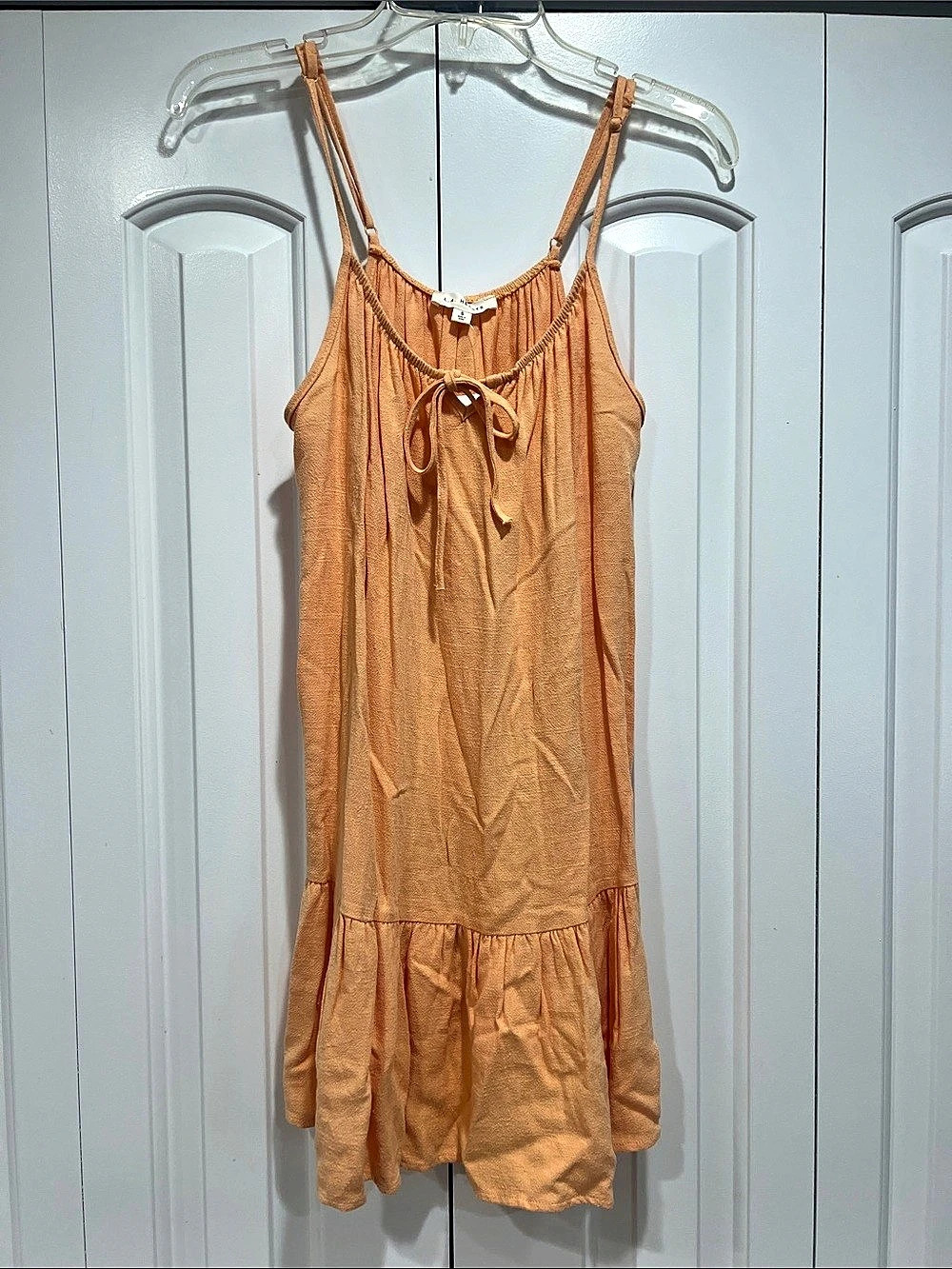 L.A. Hearts Open Back Mini Dress Orange Size Small